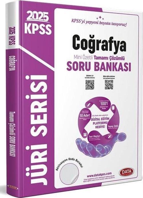 Data 2025 KPSS Coğrafya Jüri Soru Bankası Çözümlü Data Yayınları