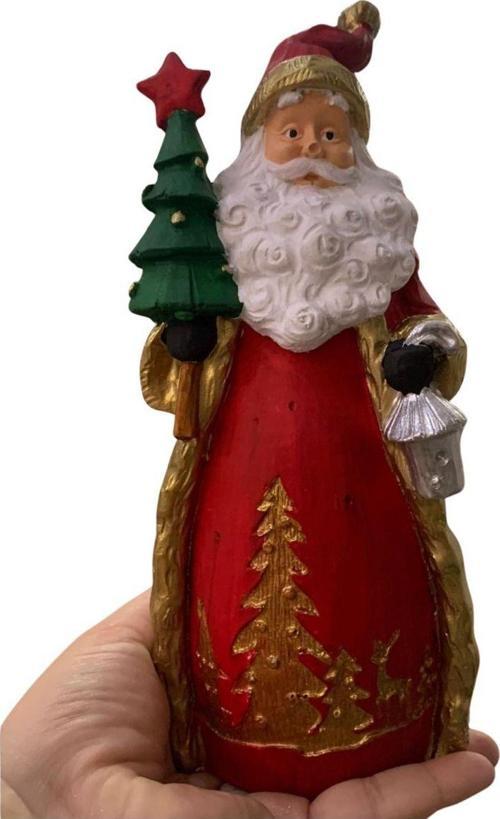 Fenerli Çam Ağaçlı Noel Baba Dekor Hs691-4