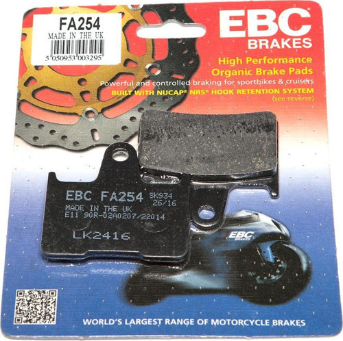 Fa254 2005-2006 Suzuki GSF 650 Bandit S Uyumlu Arka Fren Balatası Organik Balata