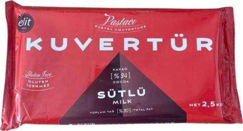 Sütlü Kuvertür 2,5 Kg %34 Kakao Pastacı Seri