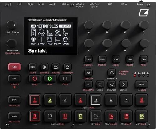 Syntakt 12 Track Drum Computer &amp; Synthesizer