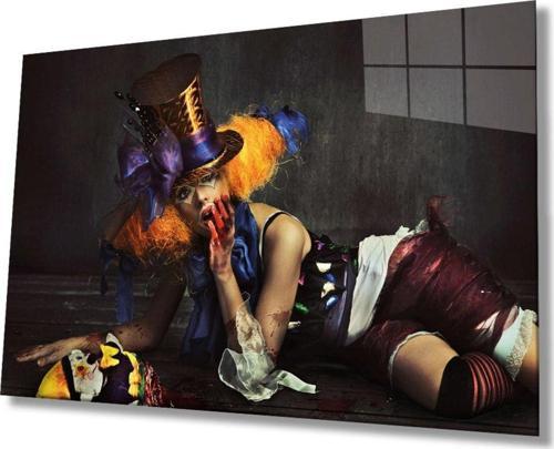 Kadın Joker Tablo Cam Tablo, Ev Ve Ofis Duvar Dekoru Hediyelik Büyük Tablo Dayanıklı Cam