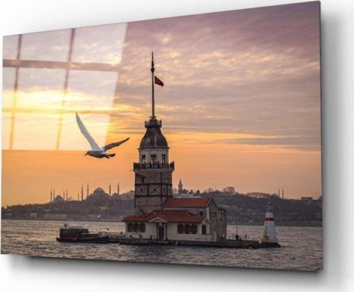 Kız Kulesi 2 Cam Tablo
