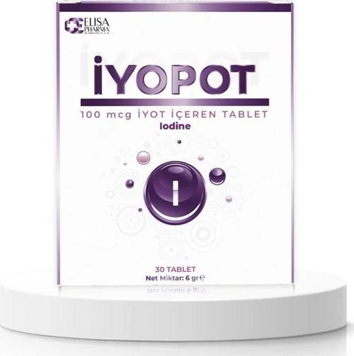 İyopot İyot İçeren Takviye Edici Gıda 30 Tablet