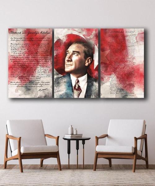 Atatürk-İstiklal Marşı-Gençliğe Hitabe(Toplam 3 Parça)