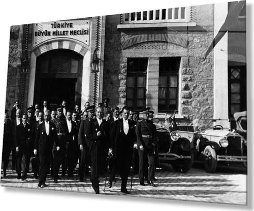 Atatürk Cam Tablo 4Mm Dayanıklı Temperli Cam, Atatürk Glass Wall Art