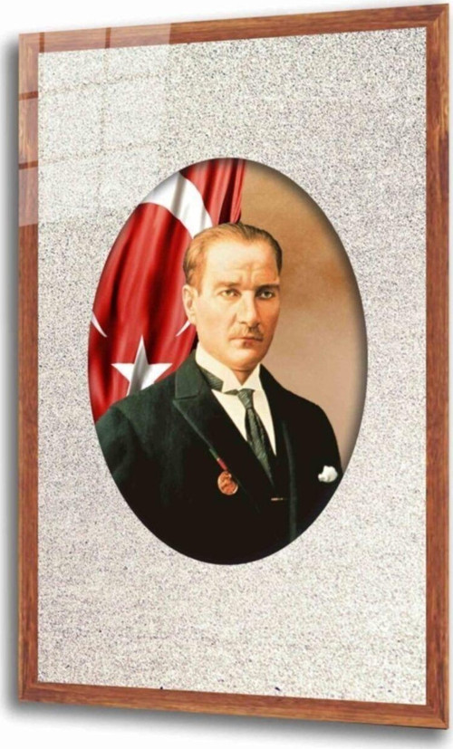 Atatürk Cam Tablo 4 Mm Dayanıklı Temperli Cam