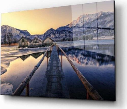 Doğa Manzara Cam Tablo 4Mm Dayanıklı Temperli Cam