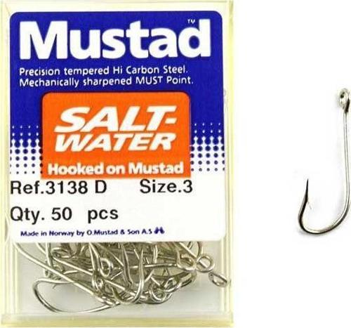 Saltwater 3138 D No:3 50 Pcs