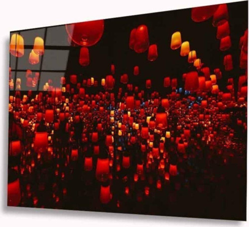 Sarkıt Işıklar Dayanıklı Temperli Camtablo 4Mm