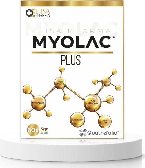 Myolac Plus 60 Saşe, Myo-inositol, Alfa-Laktalbumin, Astaksantin, Folik Asit, Krom Pikolinat, Seleny