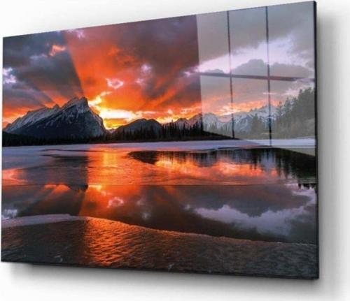 Doğa Manzara Cam Tablo 4Mm Dayanıklı Temperli Cam