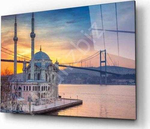 Soyut Cam Tablo 4Mm Dayanıklı Temperli Cam