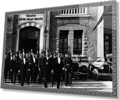 Atatürk Cam Tablo 4Mm Dayanıklı Temperli Cam, Atatürk Glass Wall Art