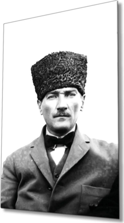 Atatürk Cam Tablo 4 Mm Dayanıklı Temperli Cam