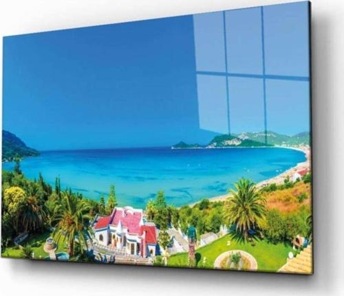 Doğa Manzara Cam Tablo 4Mm Dayanıklı Temperli Cam
