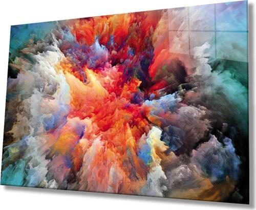 Soyut Cam Tablo 4Mm Dayanıklı Temperli Cam