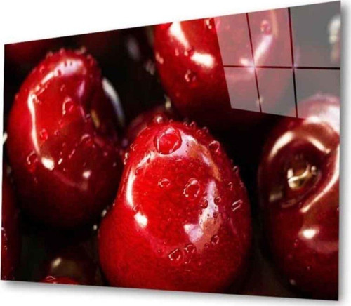 Meyveler Cam Tablo 4Mm Dayanıklı Temperli Cam