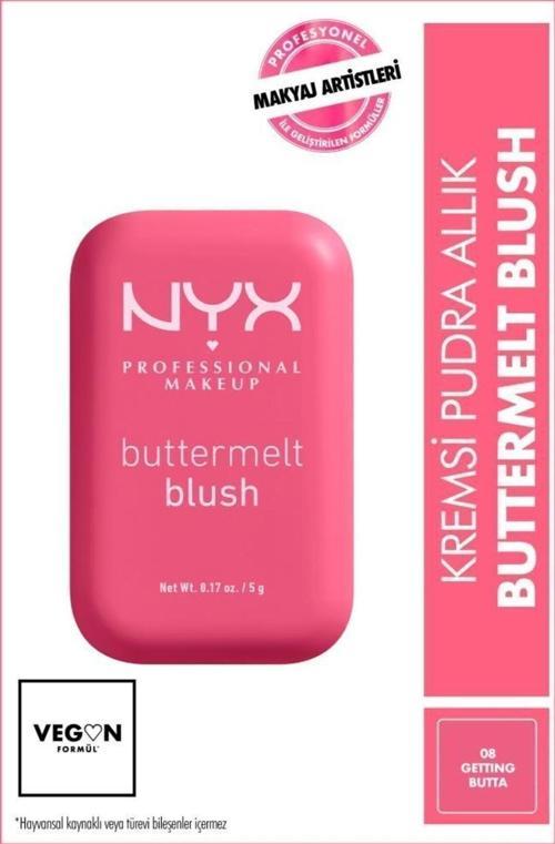 Buttermelt Blush Kremsi Pembe Pudra Allık - 08 Getting Butta