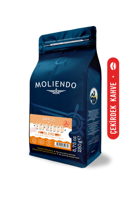 Amalfi Espresso Blend Kahve (Çekirdek Kahve) 250 g