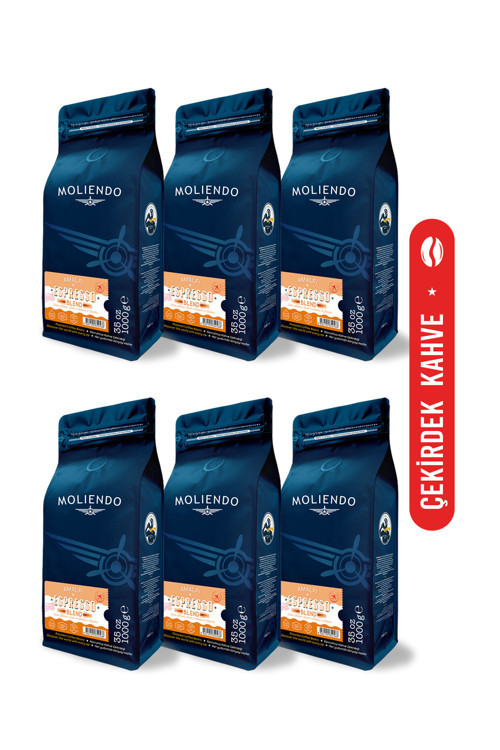 Amalfi Espresso Blend Kahve Avantaj Paketi (Çekirdek Kahve) 6*1000 g