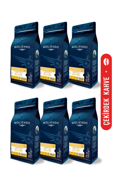 Blonde Coffe Blend Kahve Avantaj Paketi (Çekirdek Kahve) 6*1000 g