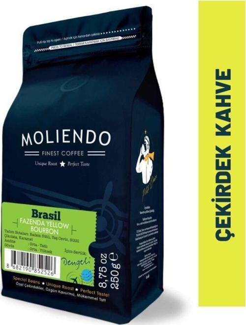 Brasil Fazenda Yellow Bourbon Yöresel Kahve (Çekirdek Kahve) 250 g