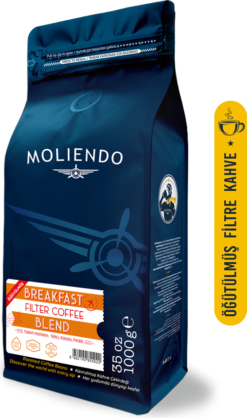Breakfast Blend Filtre Kahve (Öğütülmüş Filtre Kahve) 1000 g