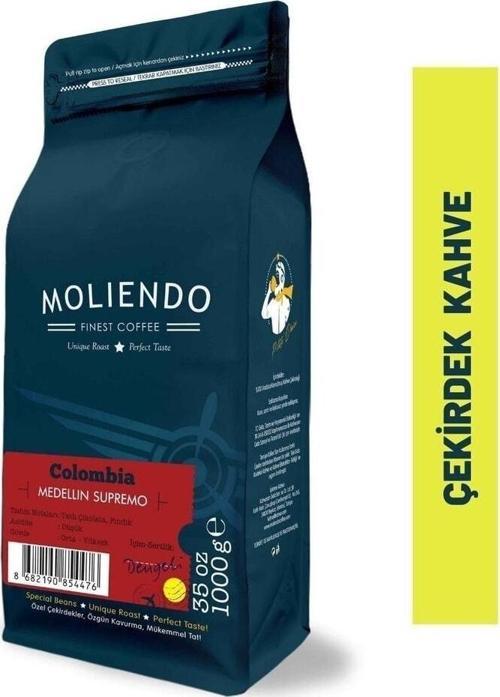 Colombia Medellin Supremo Yöresel Kahve (Çekirdek Kahve) 1000 g