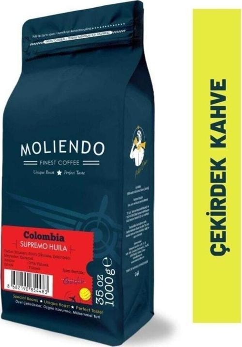 Colombia Supremo Huila Yöresel Kahve (Çekirdek Kahve) 1000 g