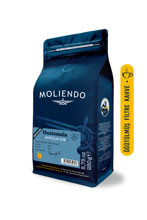 Guatemala Antigua Shb Yöresel Kahve (Öğütülmüş Filtre Kahve) 250 g