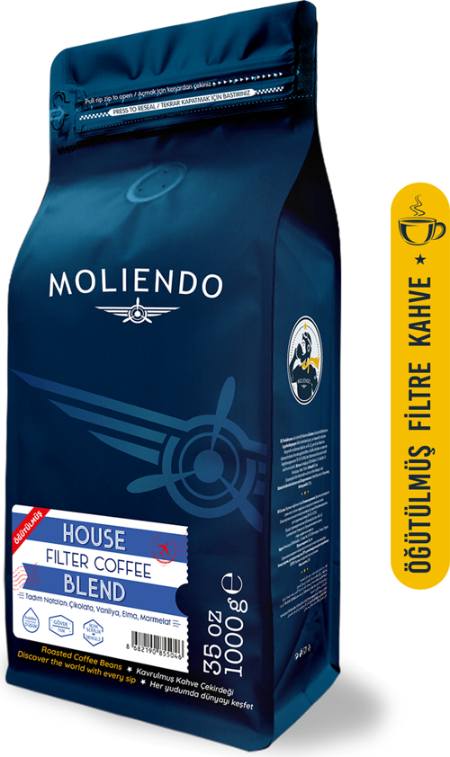 House Blend Filtre Kahve (Öğütülmüş Filtre Kahve) 1000 g
