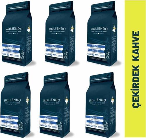 House Blend Filtre Kahve Avantaj Paketi (Çekirdek Kahve) 6*1000 g