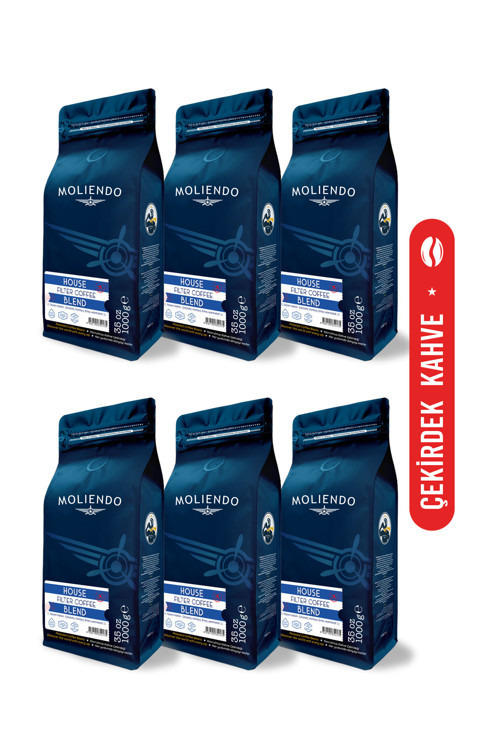 House Blend Filtre Kahve Avantaj Paketi (Çekirdek Kahve) 6*1000 g