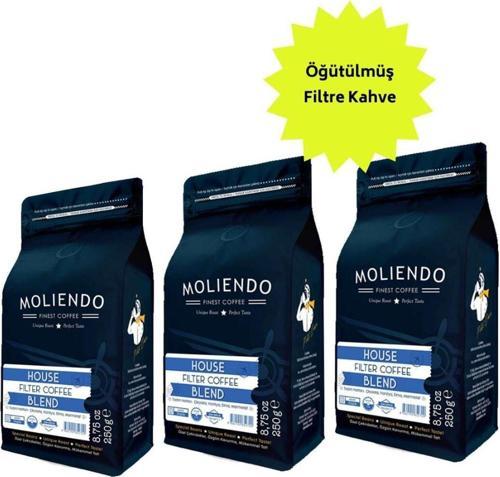 House Blend Filtre Kahve Avantaj Paketi (Öğütülmüş Filtre Kahve)  3*250 g