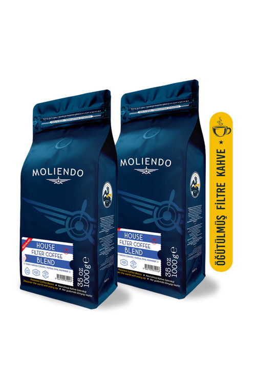 House Blend Filtre Kahve Avantaj Paketi (Öğütülmüş Filtre Kahve) 2*1000 g