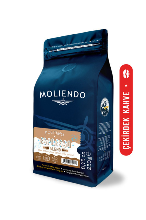 Positano Espresso Blend Kahve (Çekirdek Kahve) 250 g