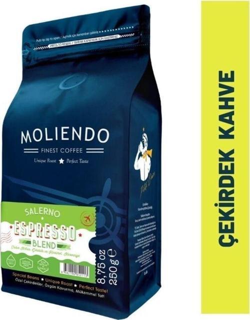 Salerno Espresso Blend Kahve (Çekirdek Kahve) 250 g