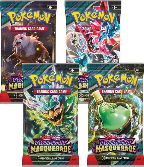 Pokemon Twilight Masquerade Oyun Kartı 4 Paket