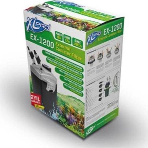 Xlpro Ex-1200 Dış Filtre 1200L/H Dolu