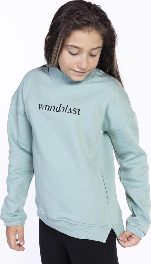 Toontoy Kız Çocuk Balıkçı Yaka Sweatshirt
