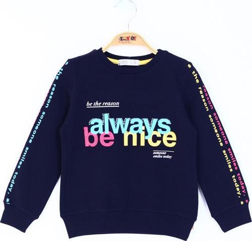 Toontoy Kız Çocuk Always Baskılı Sweatshirt 