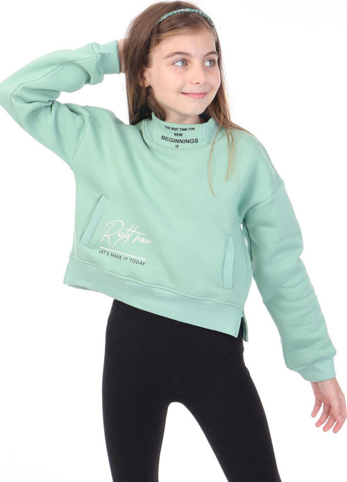 Toontoy Kız Çocuk Baskılı Sweatshirt