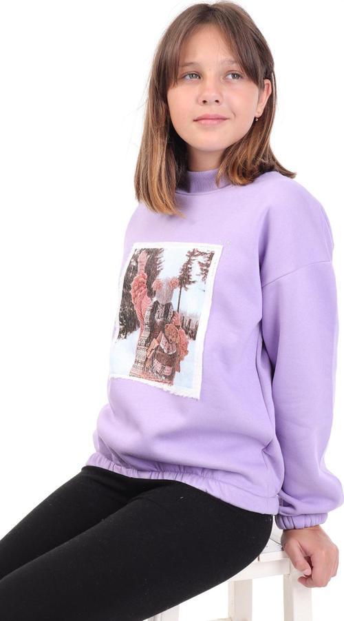 Toontoy Kız Çocuk Baskılı Sweatshirt