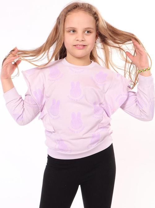 Toontoy Kız Çocuk Baskılı Sweatshirt