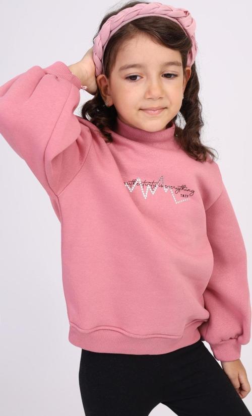 Toontoy Kız Çocuk Baskılı Sweatshirt