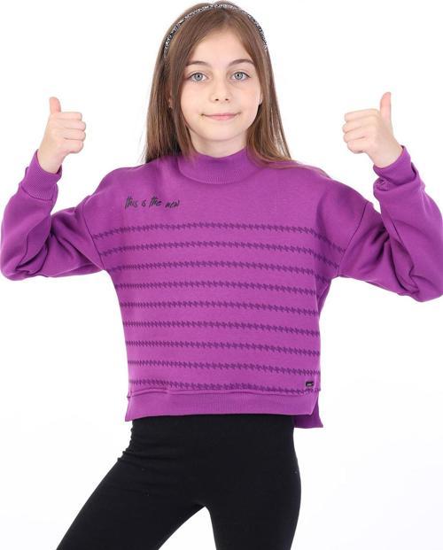 Toontoy Kız Çocuk Baskılı Sweatshirt
