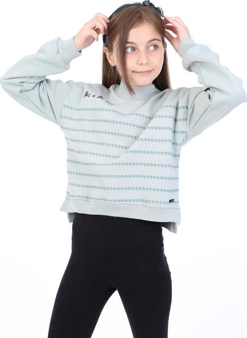 Toontoy Kız Çocuk Baskılı Sweatshirt