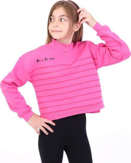 Toontoy Kız Çocuk Baskılı Sweatshirt