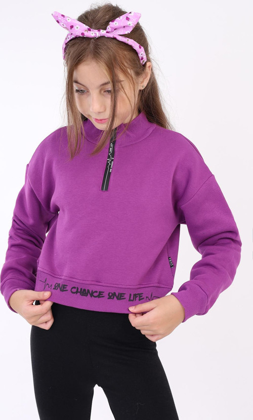 Toontoy Kız Çocuk Baskılı Sweatshirt